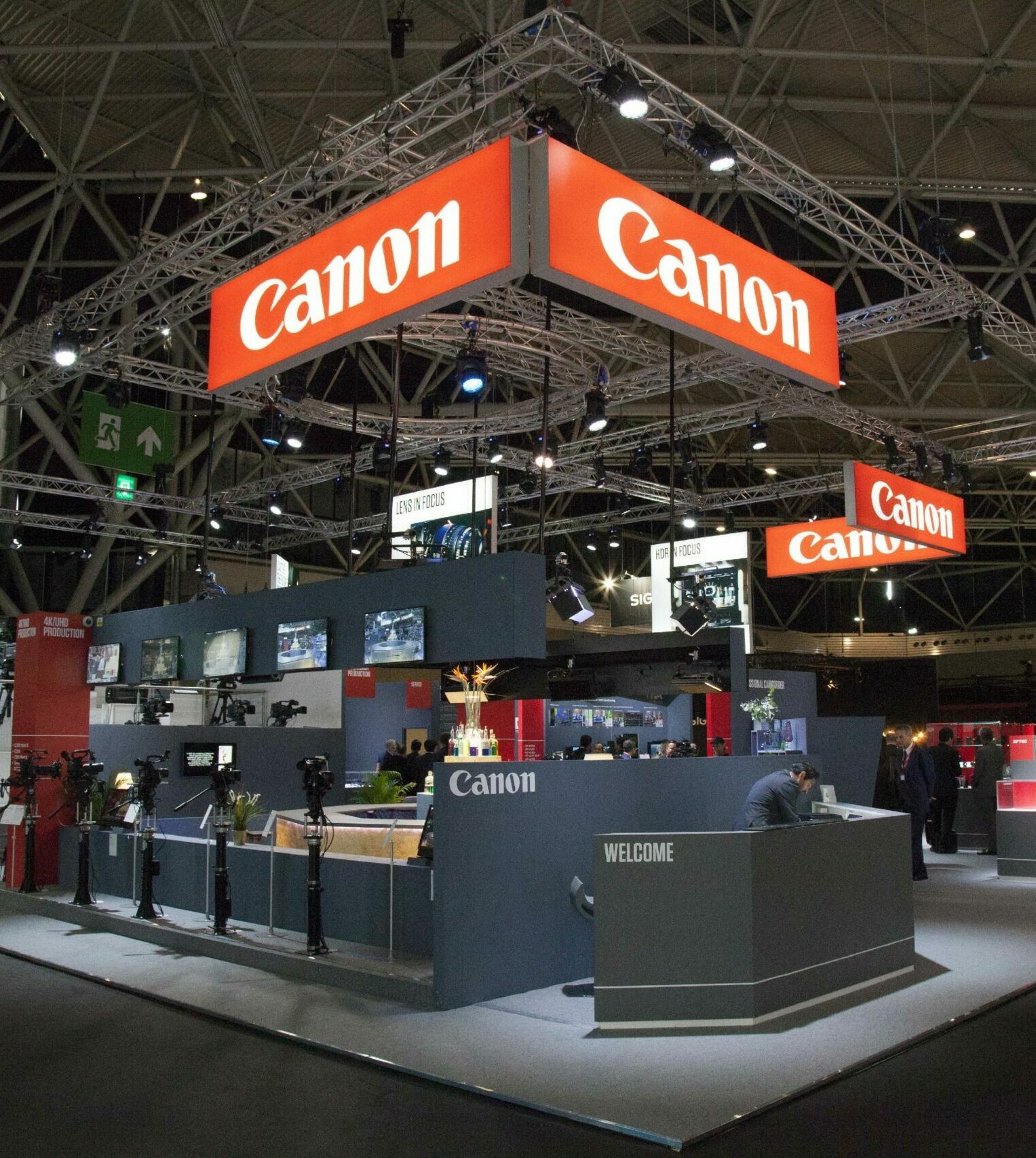 Canon exhibition stand